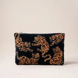 Es Wild Tiger Everyday Pouch Black Orange