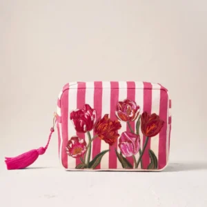 Es Stripe Wash Bag